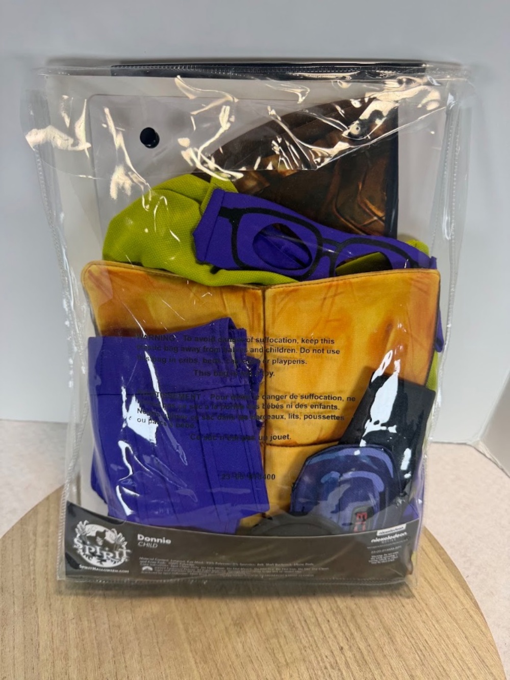 TMNT Mutant Mayhem Donatello Kids Costume Medium 8-10 Spirit Halloween - Picture 2 of 4